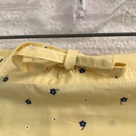 Deadstock ESPRIT (kids) yellow floral micro mini skirt 6* - Picture 6 of 8